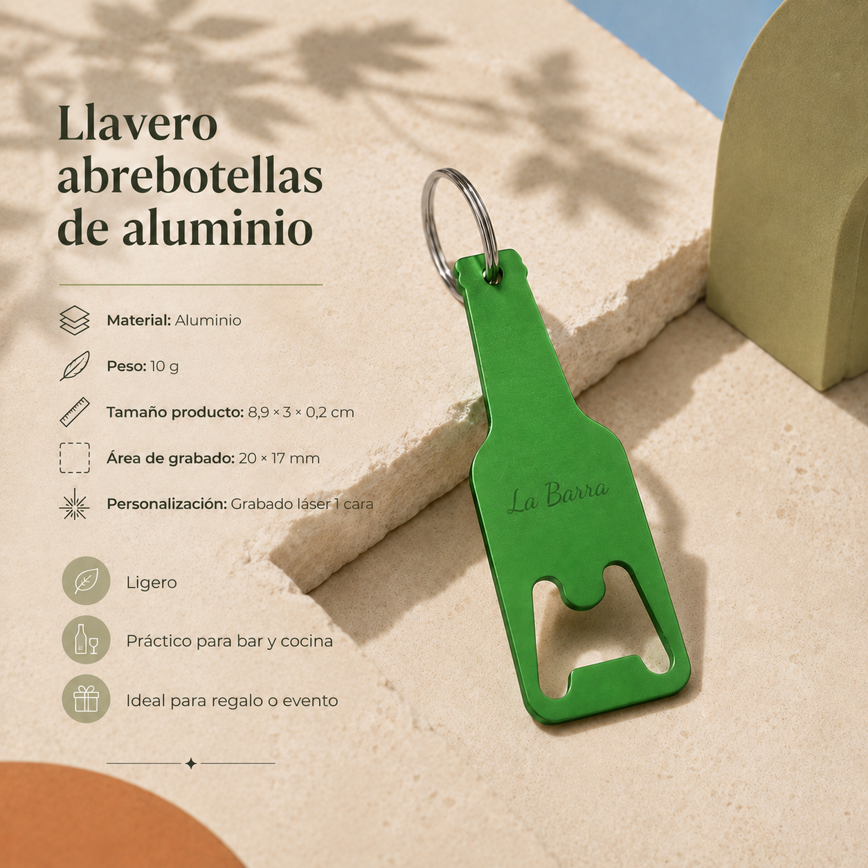 Llavero Beer Aluminio